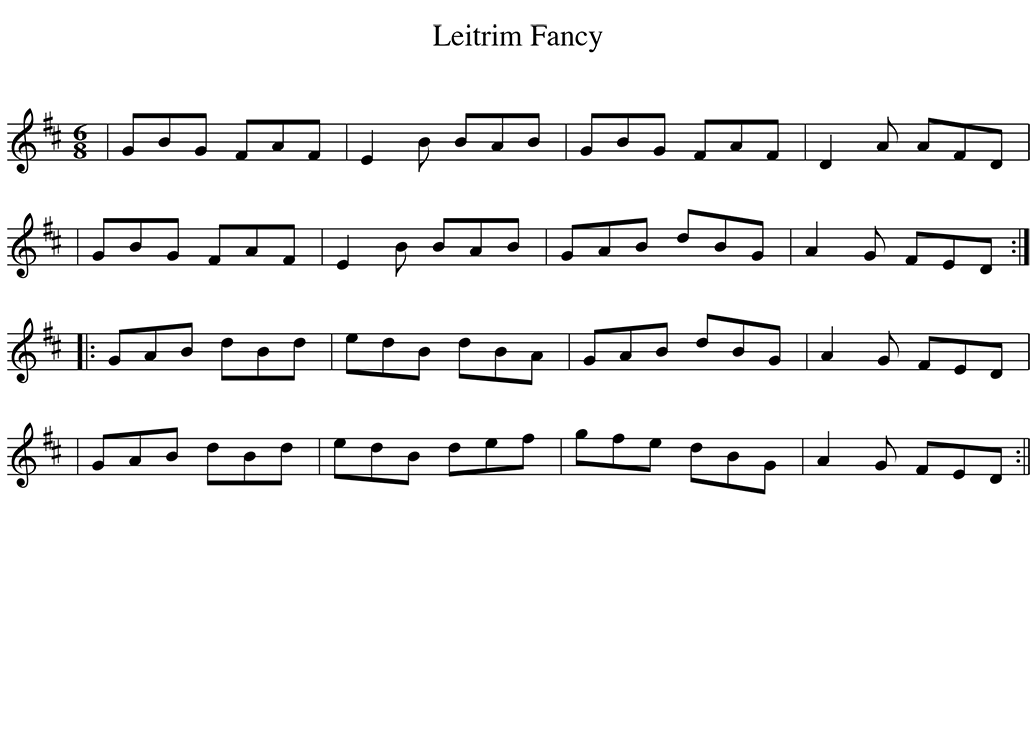 Sheet music Leitrim Fancy