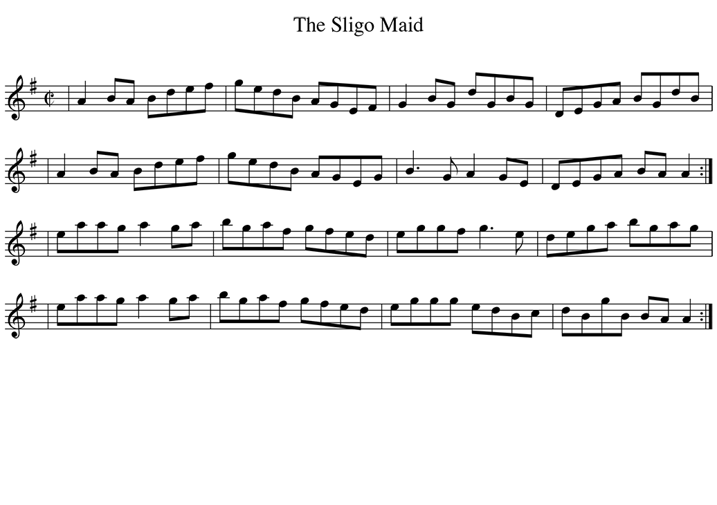 Sheet music The Sligo Maid