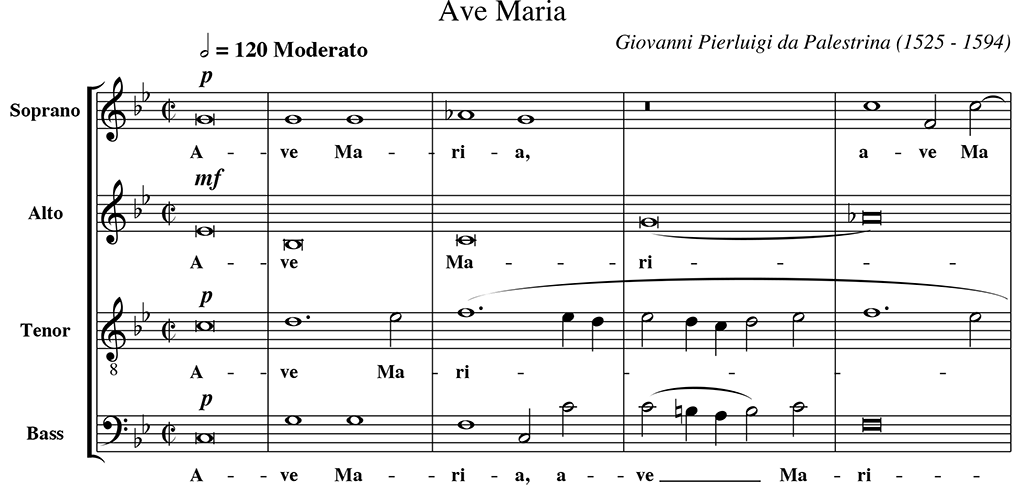 Ave Maria Example